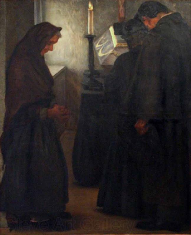 Karel Myslbek In the Mortuary Spain oil painting art